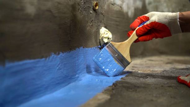 Commercial Waterproofing project at a Wellington, AL business property by SJ Waterproofing Pros